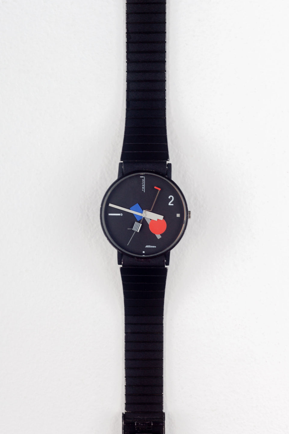 Rare Memphis Postmodern Wristwatch by Nicolai Canetti for ArTime Collection, 1986 Swiss made