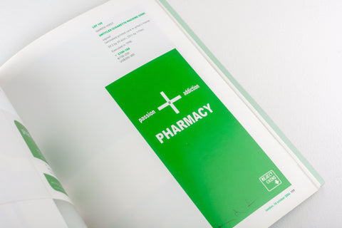 Damien Hirst Pharmacy Catalog (with stickers and results list), Sotheby's 2004