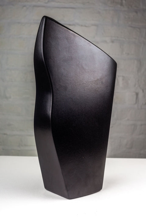 Post-modern vase by John Bergen Studio, signed 1980s Canada