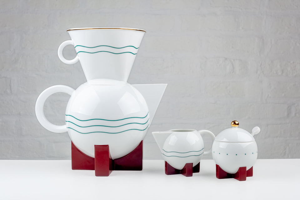 Big Dripper Coffee Set by Michael Graves for Swid Powell, 1987 USA