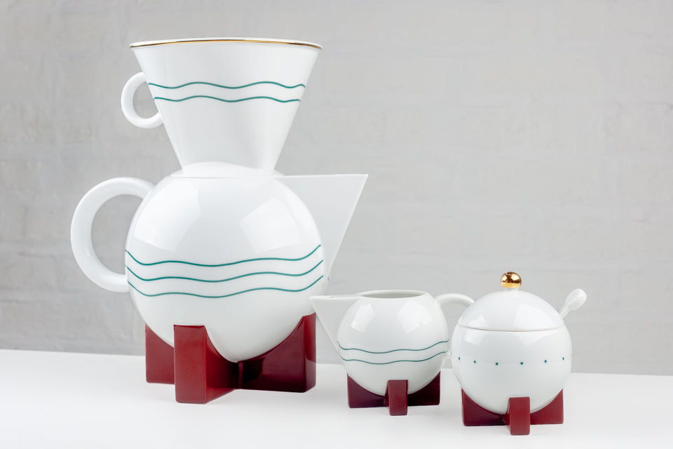 Big Dripper Coffee Set by Michael Graves for Swid Powell, 1987 USA