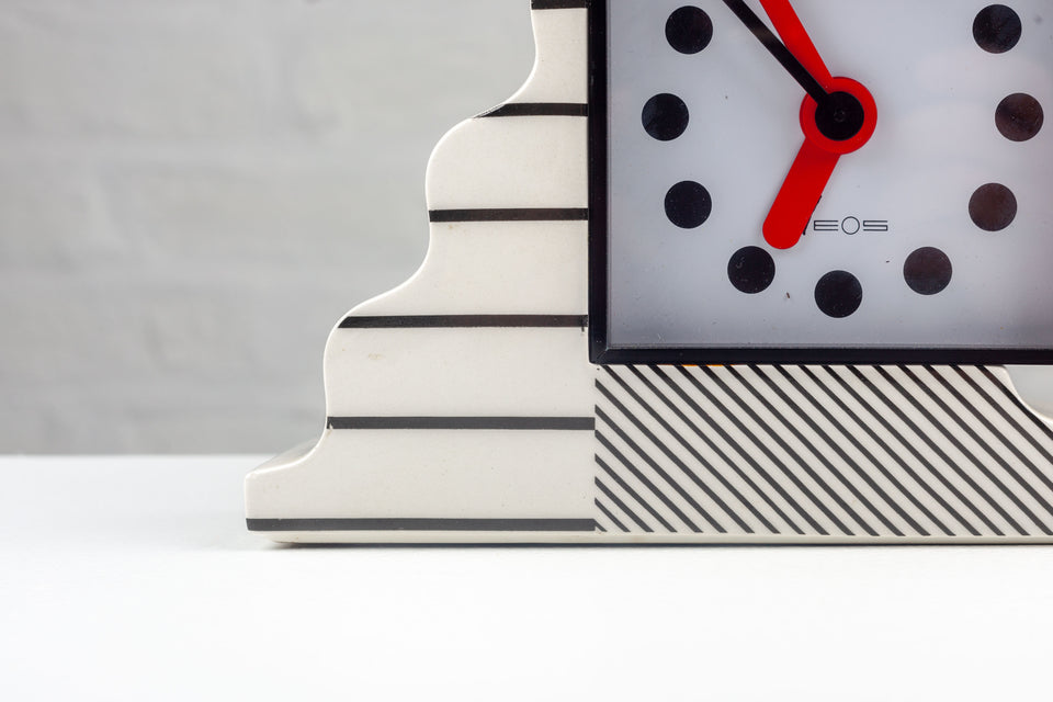 Memphis Clock by Nathalie du Pasquier and George Sowden for Neos Lorenz Italy