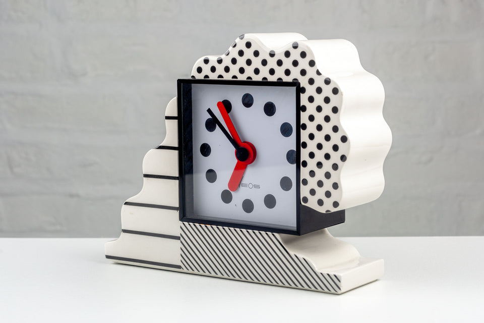 Memphis Clock by Nathalie du Pasquier and George Sowden for Neos Lorenz Italy