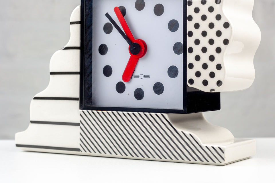 Memphis Clock by Nathalie du Pasquier and George Sowden for Neos Lorenz Italy