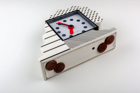 Memphis Clock by Nathalie du Pasquier and George Sowden for Neos Lorenz Italy