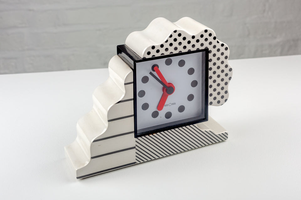 Memphis Clock by Nathalie du Pasquier and George Sowden for Neos Lorenz Italy