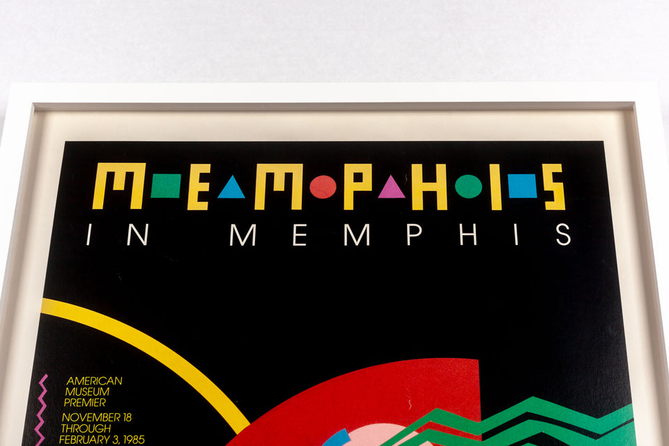 Memphis In Memphis, 1985 Exhibition Poster Framed