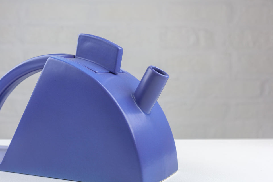 Purple Post-modern Tea Pot by Pierre Casenove for Salins Studio, France 1980s