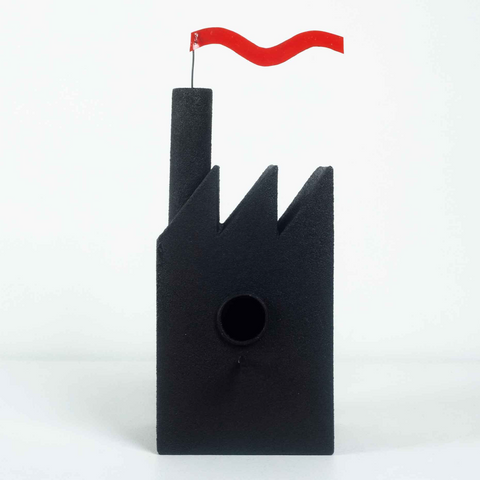 Factory Architectural Birdhouse by Jason Sargenti, 2020 USA