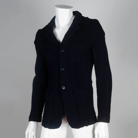 Comme des Garçons Homme Plus 2003 single-breasted wool jacket. 