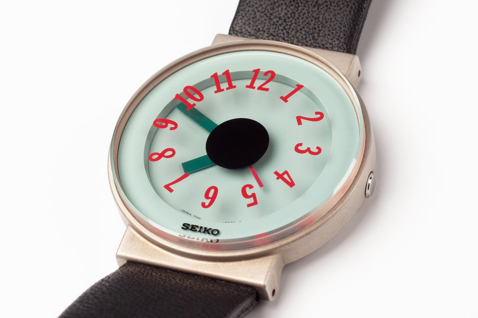 Seiko Sottsass first edition three hander wristwatch made in Japan. 