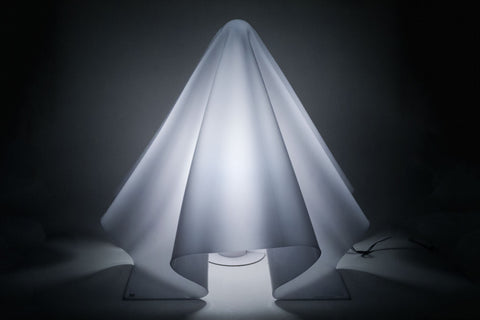 Large White Ghost Lamp by SHIRO KURAMATA, Japan, 1970s