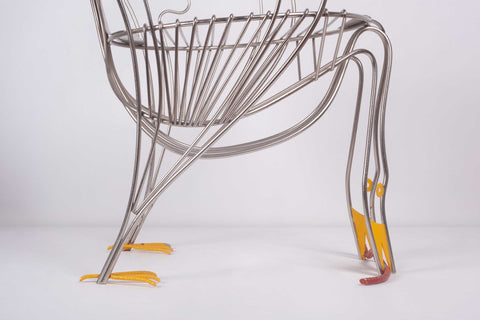 Pavone Chair by Riccardo Dalisi, limited edition for Zabro (Zanotta)1986