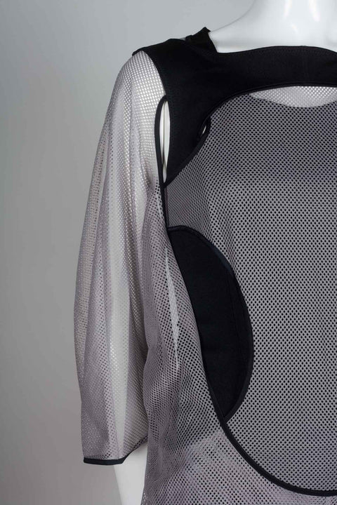 Junya Watanabe CDG Black Grey Jersey Dress, 2012