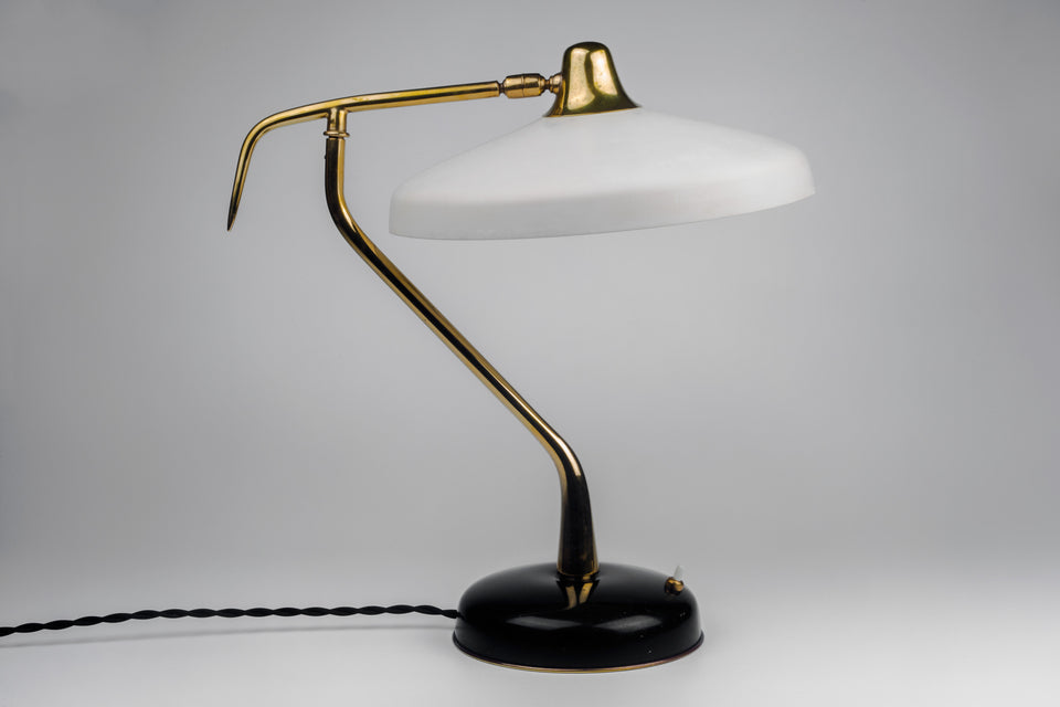 Italian 1950s Oscar Torlasco Table Lamp for Lumi. 