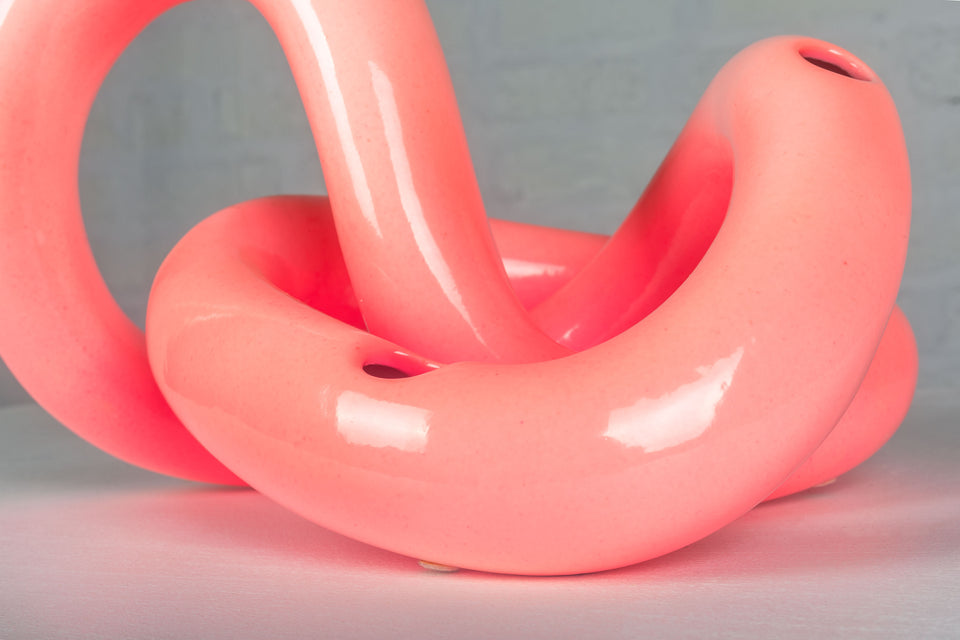 Cyclik vase by Karim Rashid for Bitossi in 2000, limited edition numbered out of 79,