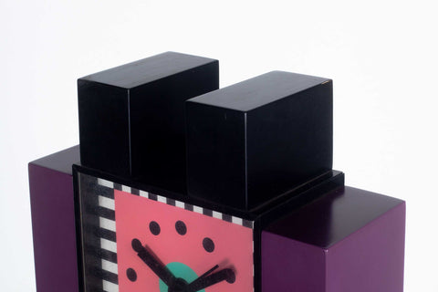 Desk Clock by Nathalie du Pasquier & George Sowden for Neos Lorenz, 1988 Italy