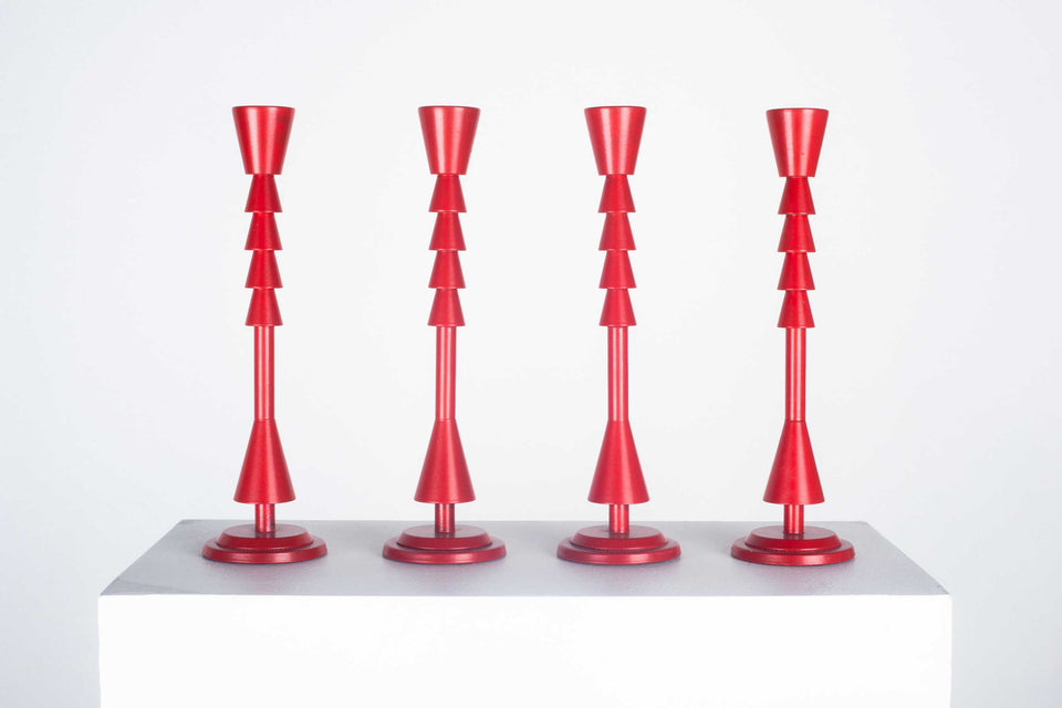 Prototype "Ad Arte" Candlesticks Inspired by UGO LA PIETRA, Italy