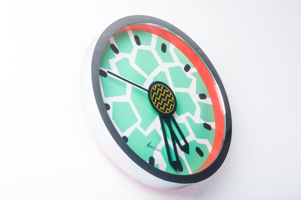 Wall clock by Nathalie du Pasquier and George Sowden for Neos Lorenz, Italy